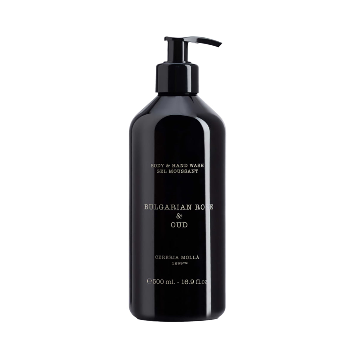 Cereria Molla Bulgarian Rose & Oud Hand & Body Wash 16.9 fl oz / 500ml