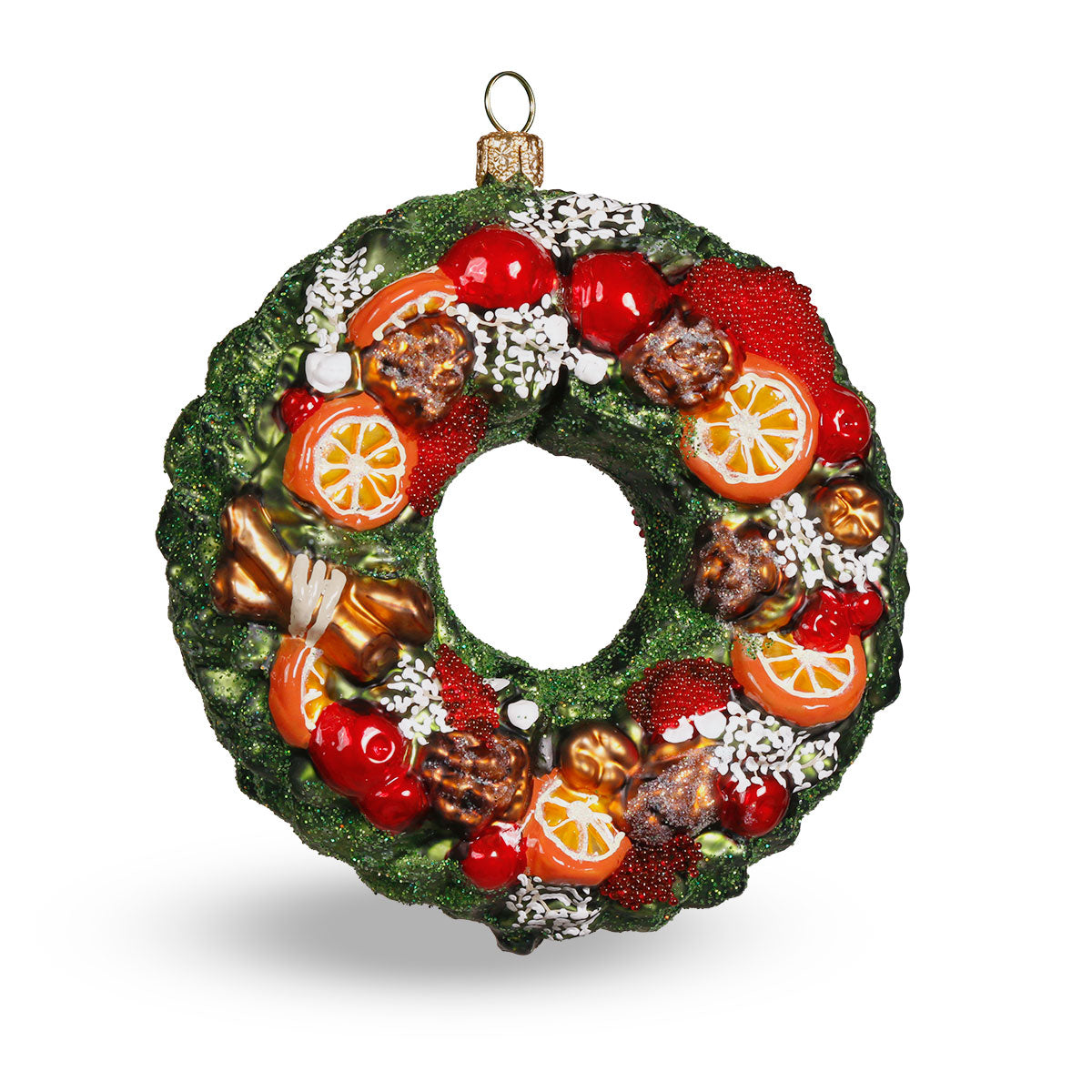 Winter Street Dried Fruit Wreath Ornament