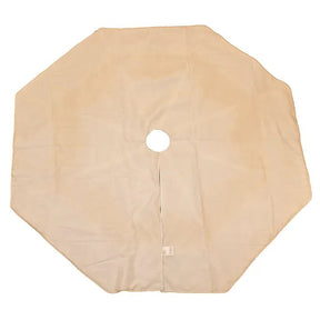 Kurt Adler Ivory with Quilted Border Tree Skirt