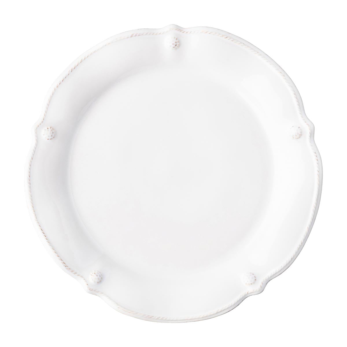 An image of Juliska Berry & Thread Flared Dinner Plate - Whitewash
