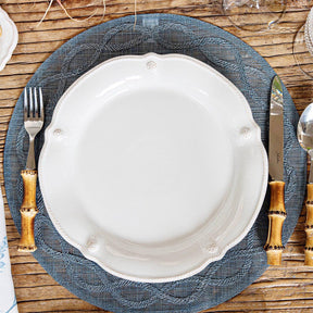 Juliska Berry & Thread Flared Dinner Plate - Whitewash