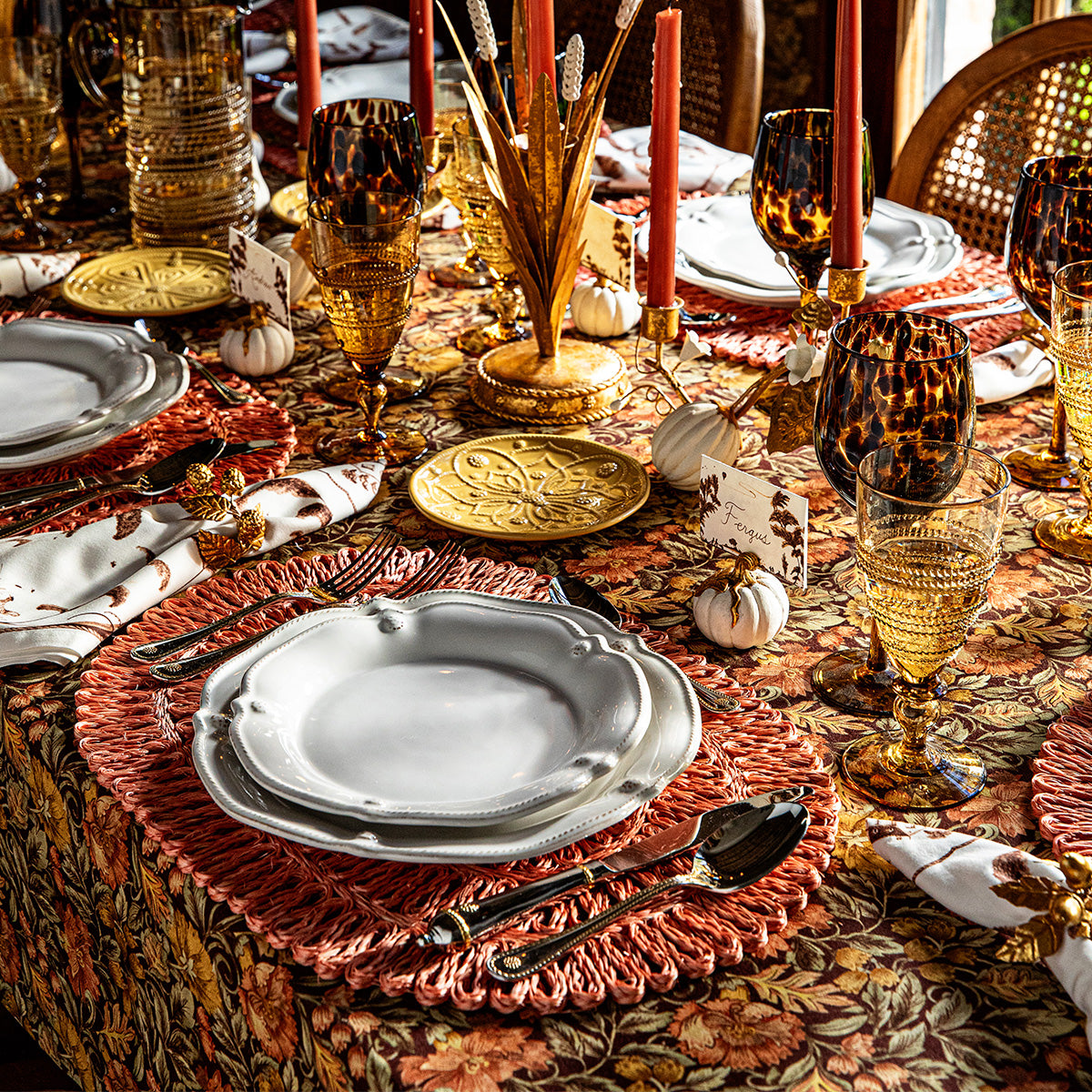 An image of Juliska Berry & Thread Flared Dessert / Salad Plate - Whitewash