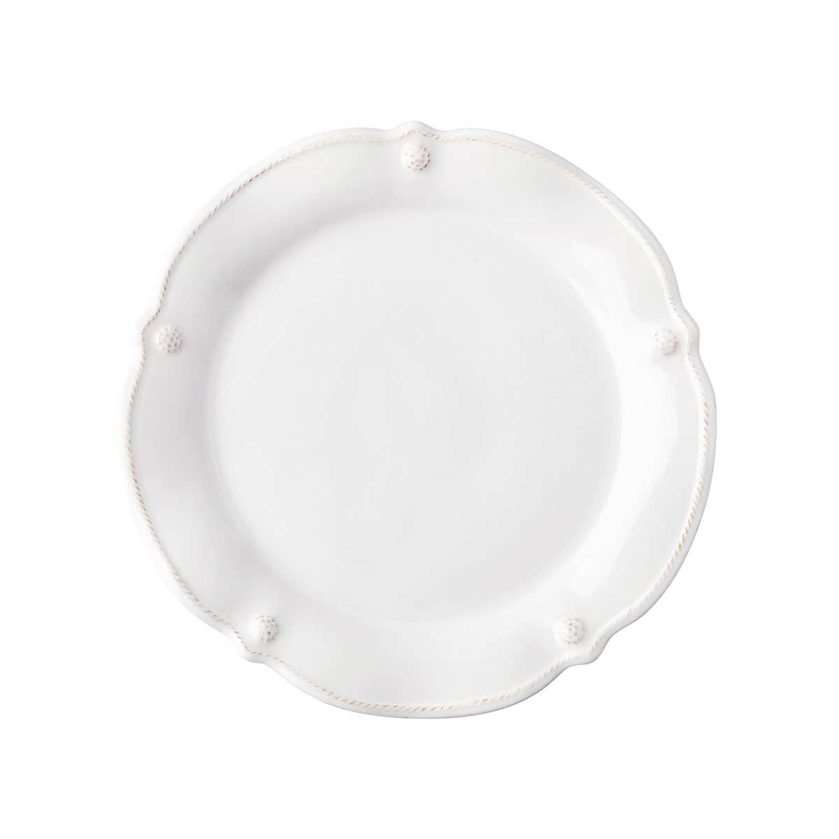 An image of Juliska Berry & Thread Flared Side / Cocktail Plate - Whitewash