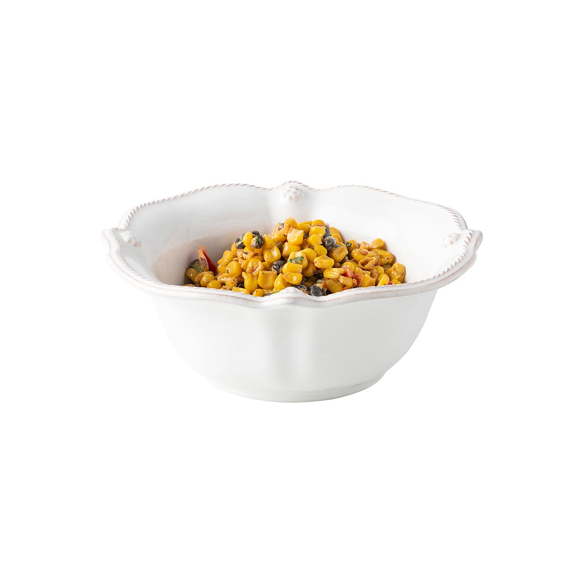 An image of Juliska Berry & Thread Flared Cereal / Ice Cream Bowl - Whitewash