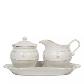 Juliska Berry & Thread Whitewash Sugar & Creamer Set