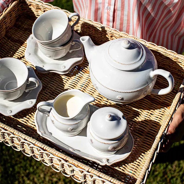 An image of Juliska Berry & Thread Sugar & Creamer Set