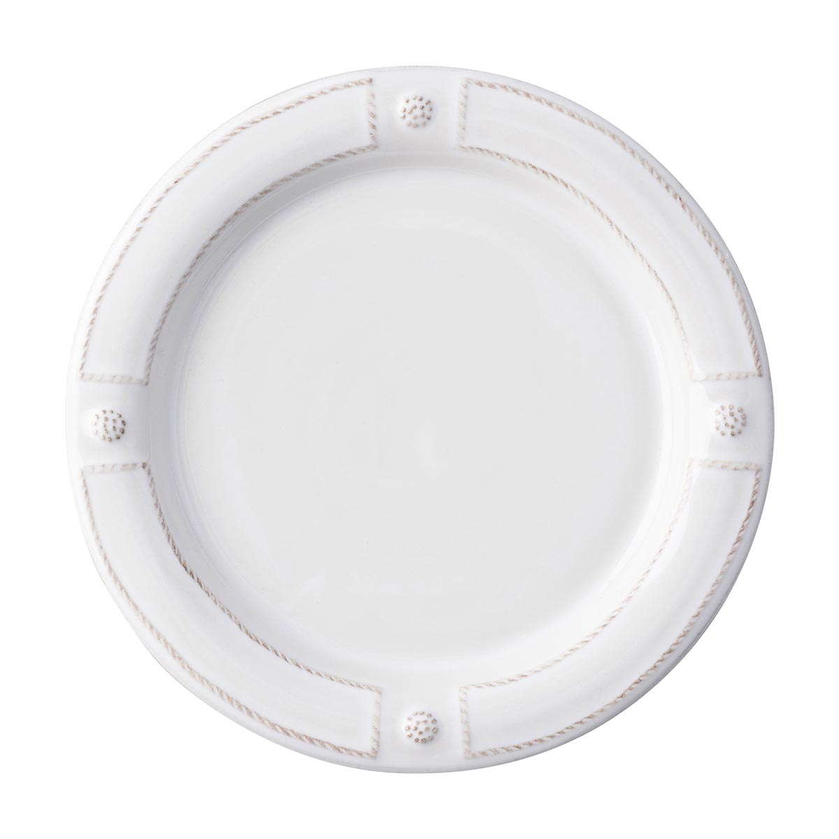 Juliska Berry & Thread French Panel Dinner Plate - Whitewash