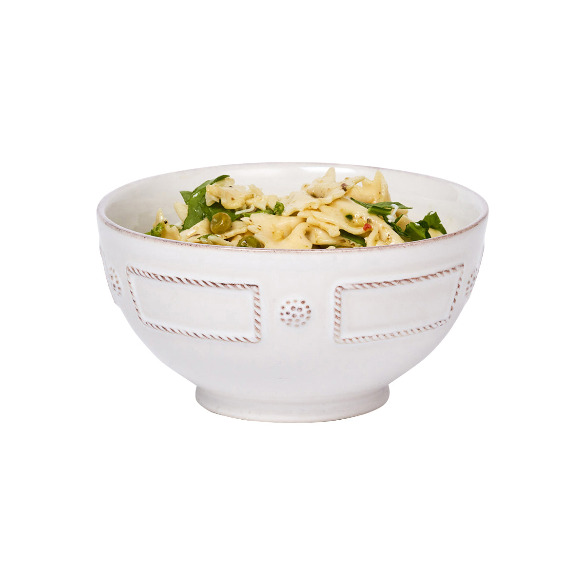 Juliska Berry & Thread French Panel Cereal / Ice Cream Bowl - Whitewash