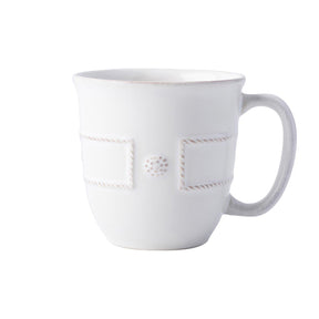 Juliska Berry & Thread French Panel Mug - Whitewash