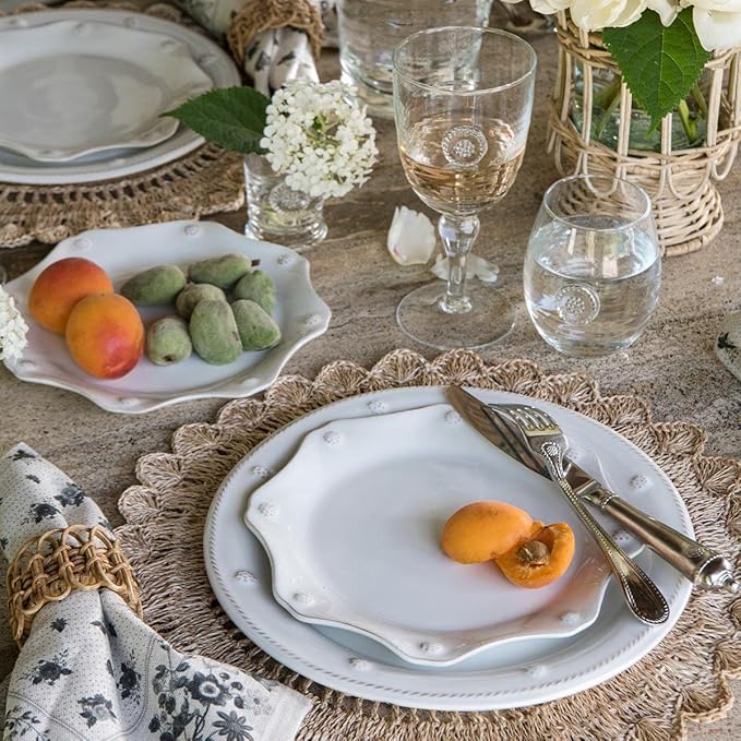 Juliska Berry & Thread Scalloped Dessert/Salad Plate