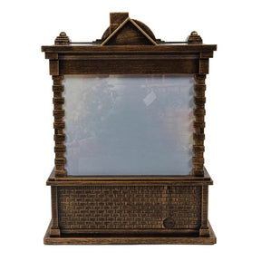 Kurt Adler Battery-Operated Led Santa Fireplace Lantern