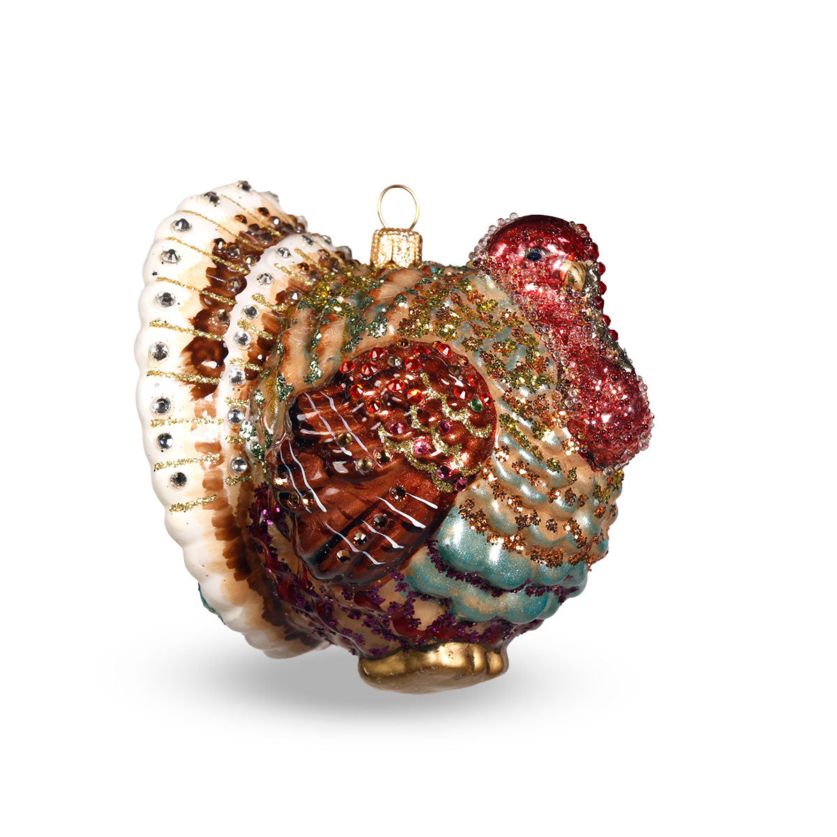 Winter Street Turkey Ornament