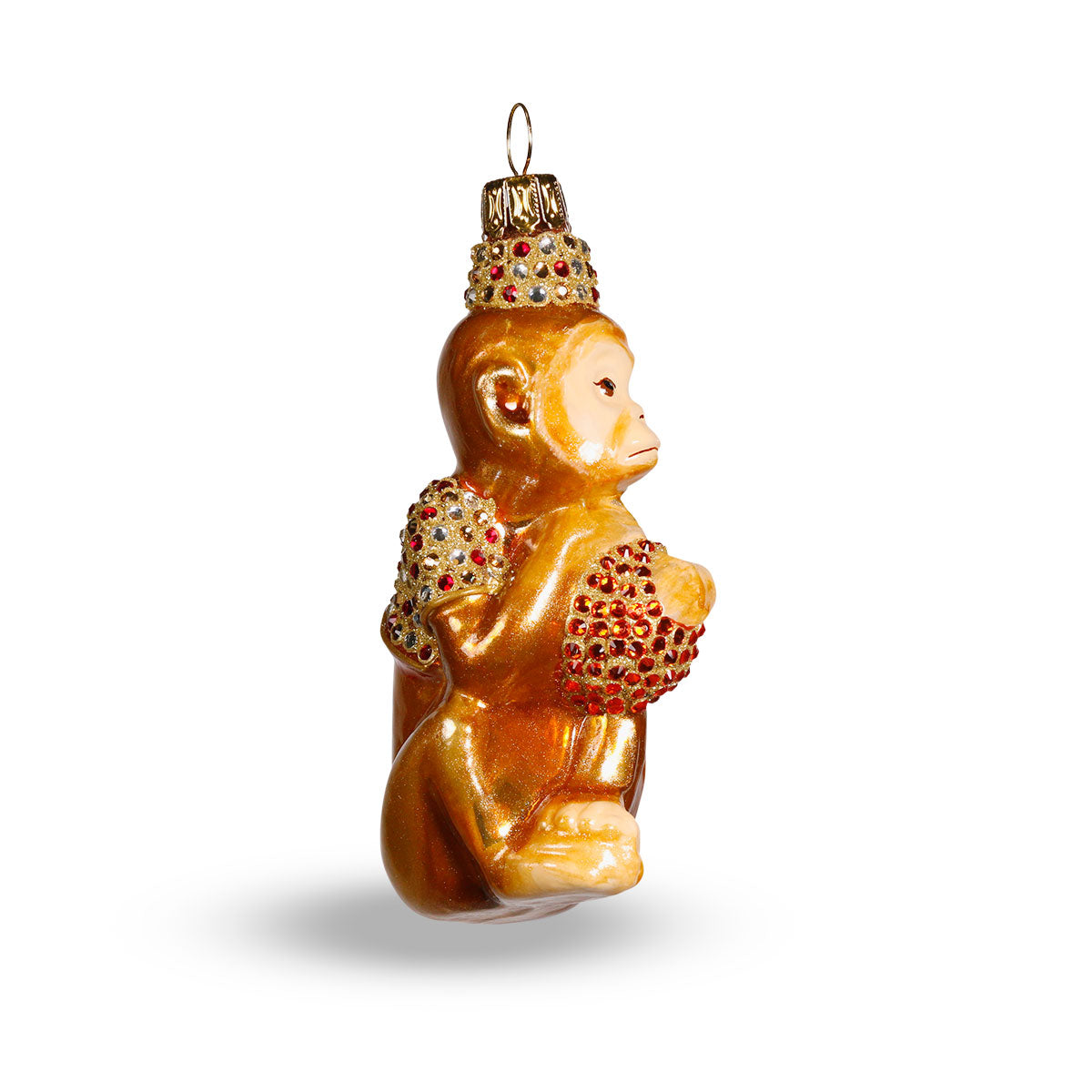 An image of Winter Street Monkey with Ball Ornament
