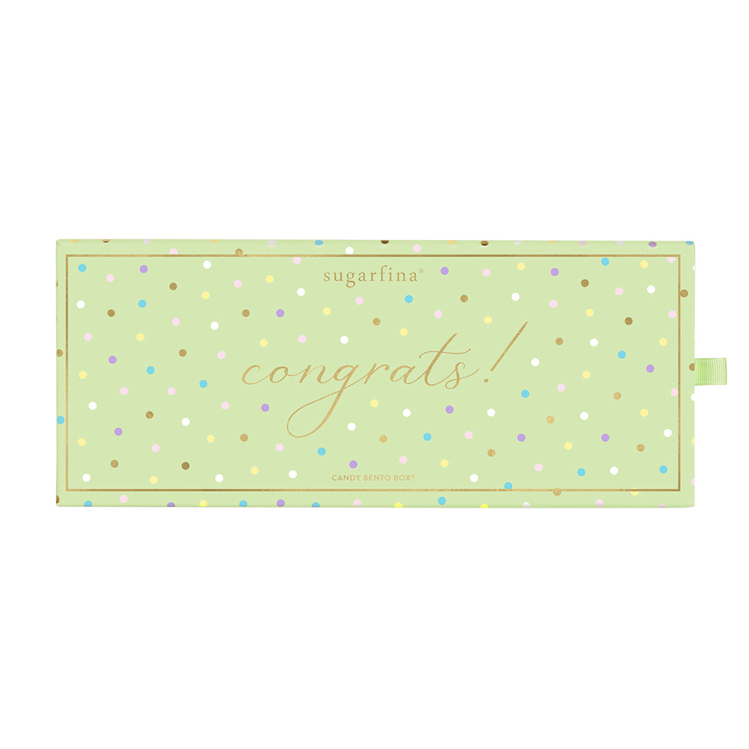 An image of Sugarfina Congrats 3-Piece Candy Bento Box