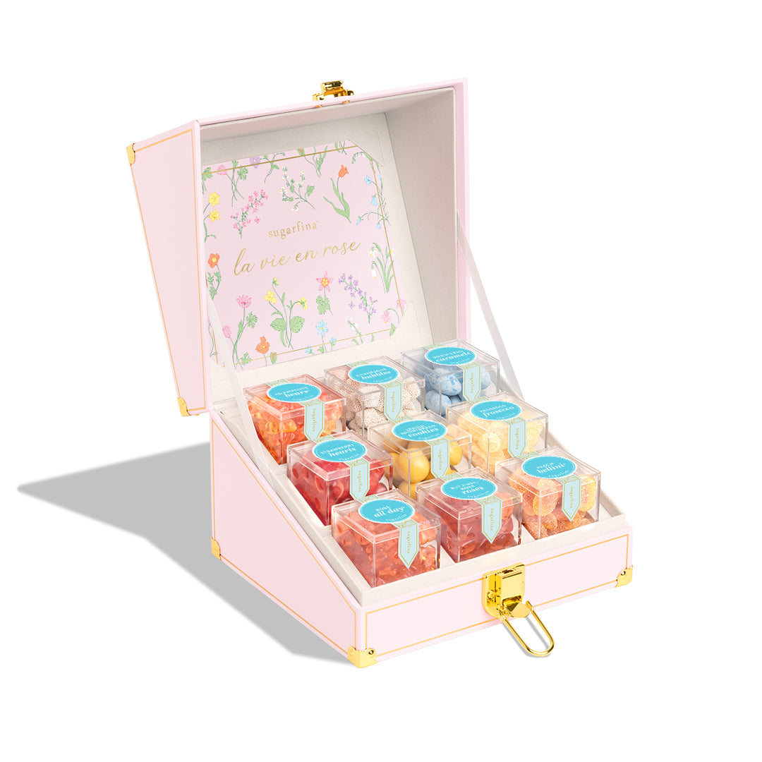 Sugarfina La vie en rose 9-Piece Mini Trunk Box