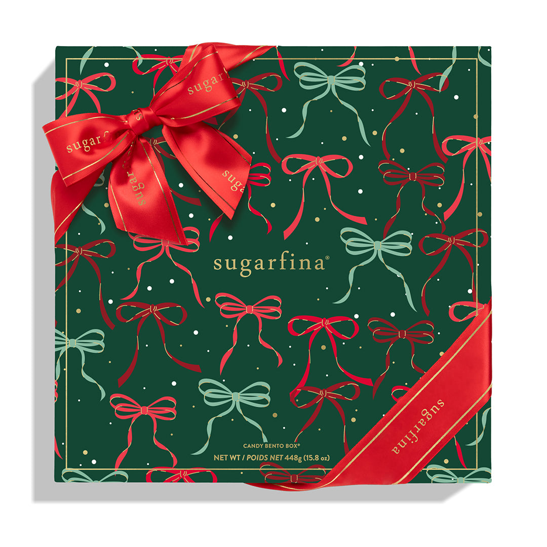 An image of Sugarfina Happy Holidays 8-Piece Candy Bento Box