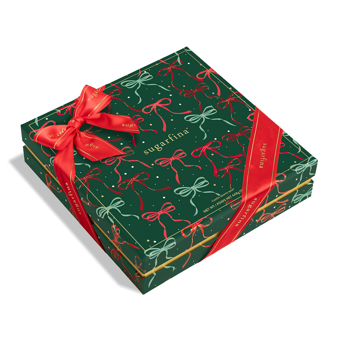 An image of Sugarfina Happy Holidays 8-Piece Candy Bento Box
