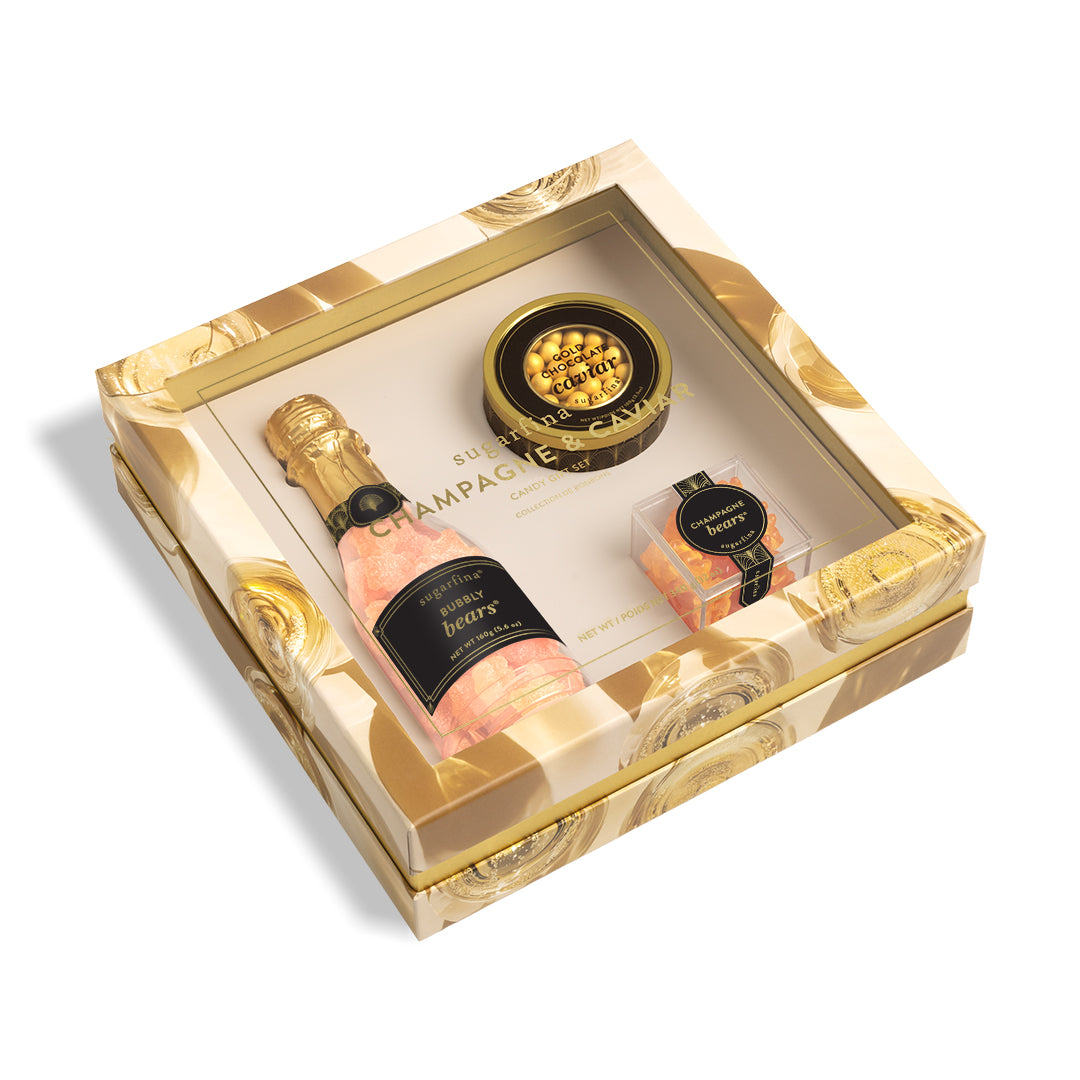 An image of Sugarfina Champagne & Cavier Gift Set
