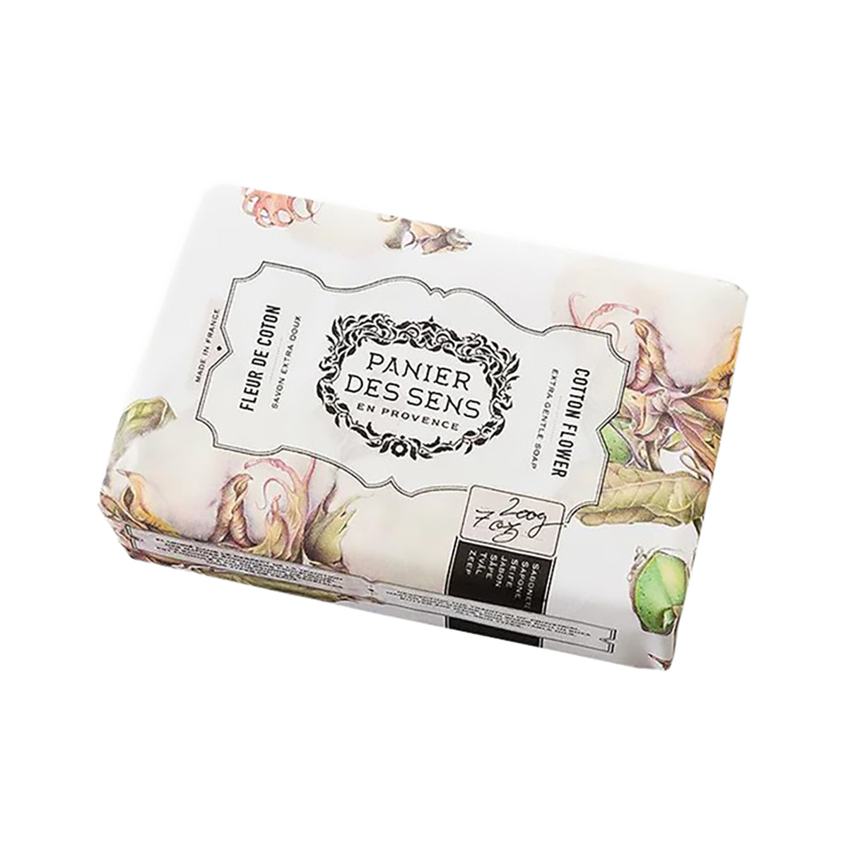 An image of Panier des Sens Cotton Flower Bar Soap