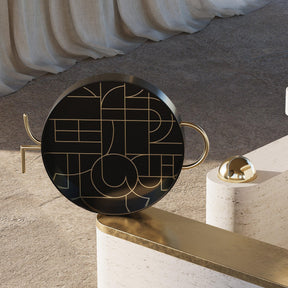 L'Objet Kelly Behun Circuit Round Tray