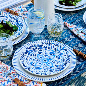 Julisla Iberian Dessert / Salad Plate - Indigo