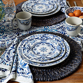Julisla Iberian Dessert / Salad Plate - Indigo