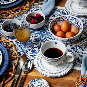 Juliska Iberian Cereal / Ice Cream Bowl - Indigo