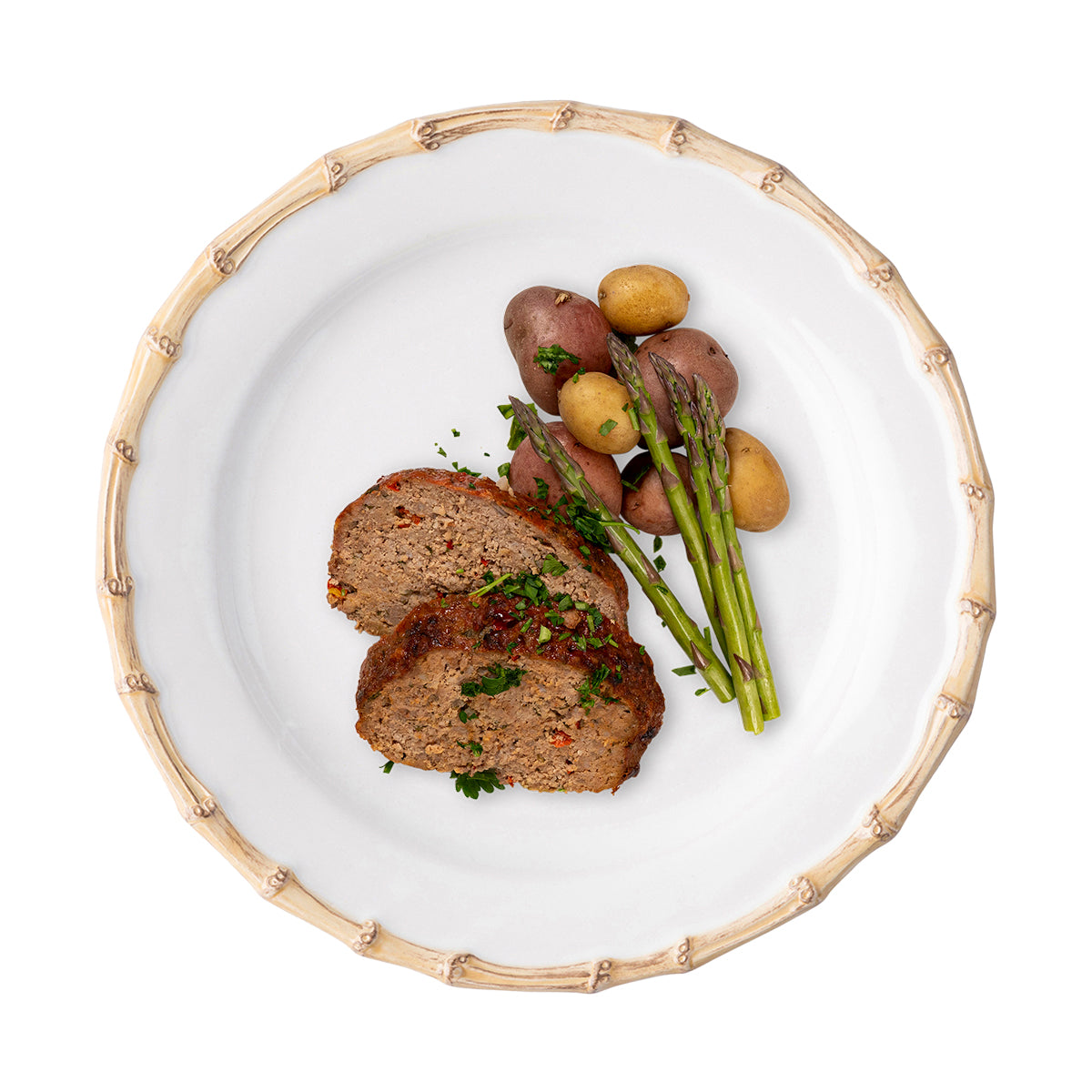 An image of Juliska Bamboo Dinner Plate - Natural