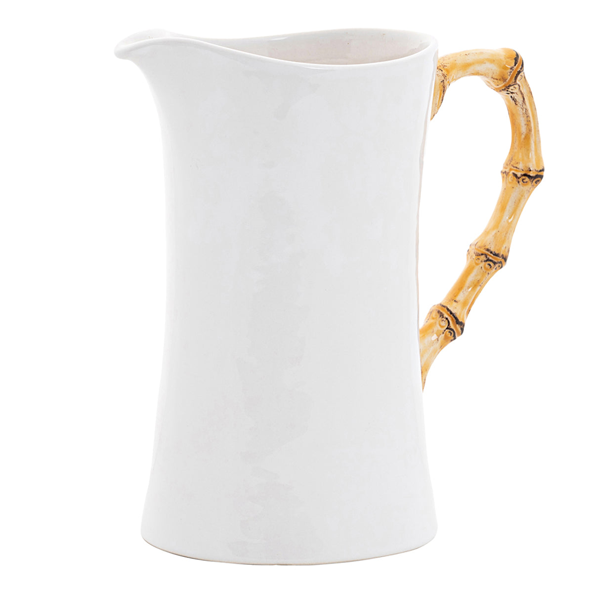 Juliska Bamboo Ceramic Large Pitcher - Natural