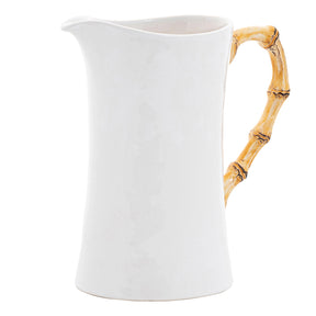 Juliska Bamboo Ceramic Large Pitcher - Natural
