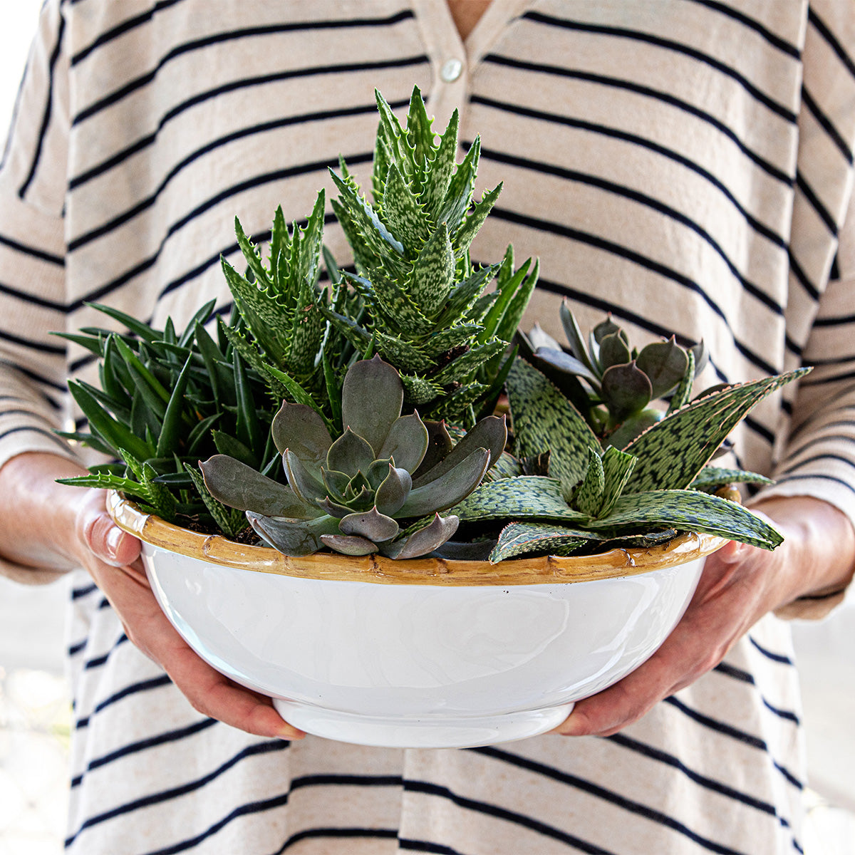 An image of Juliska Bamboo 11" Serving Bowl - Natural