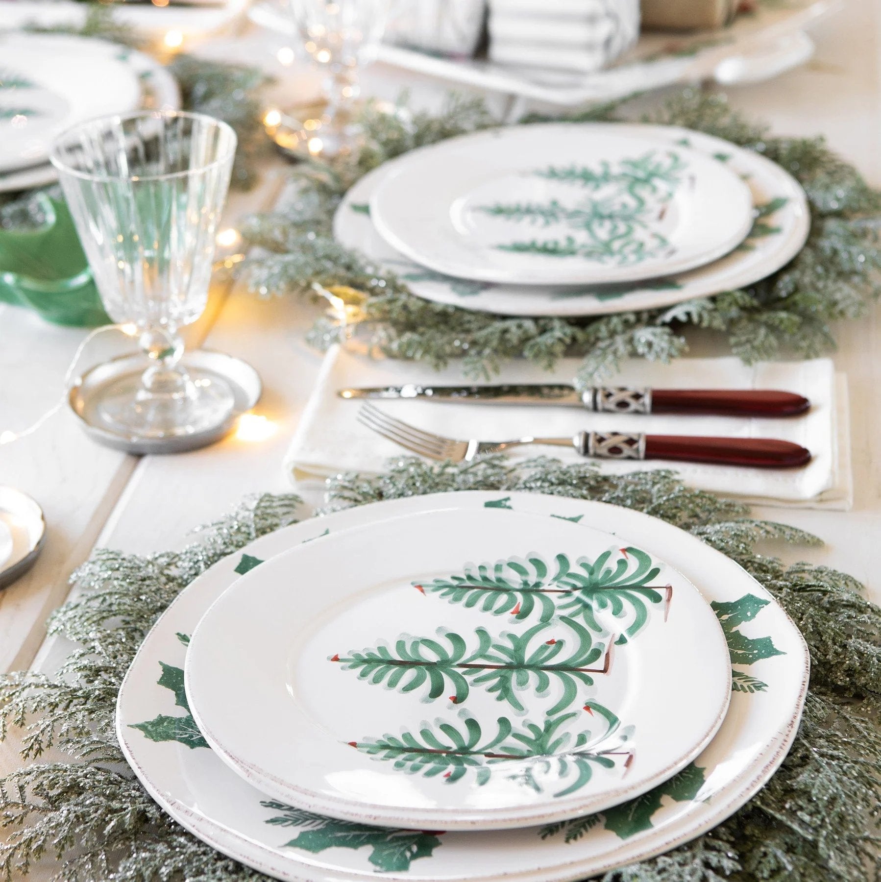 Vietri Lastra Holiday Salad Plate