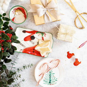 Vietri Lastra Holiday Canape Plate