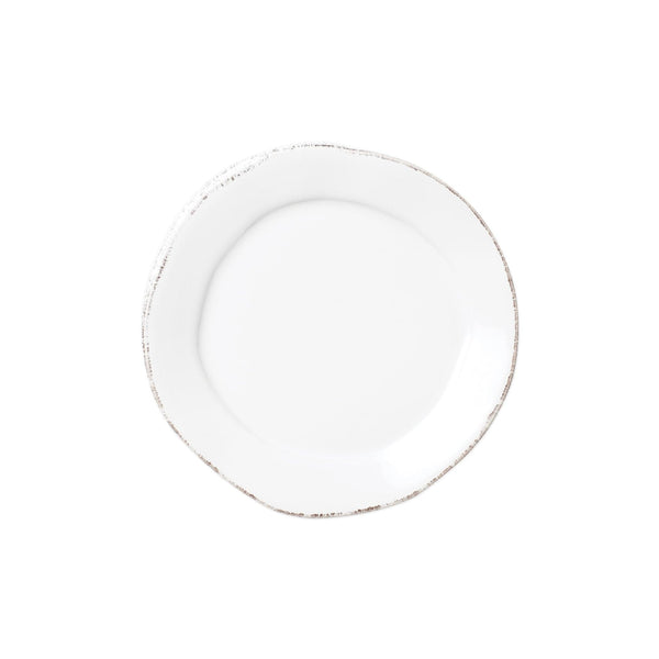 An image of Vietri Lastra White Canape Plate