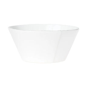 Vietri Lastra White Stacking Serving Bowl