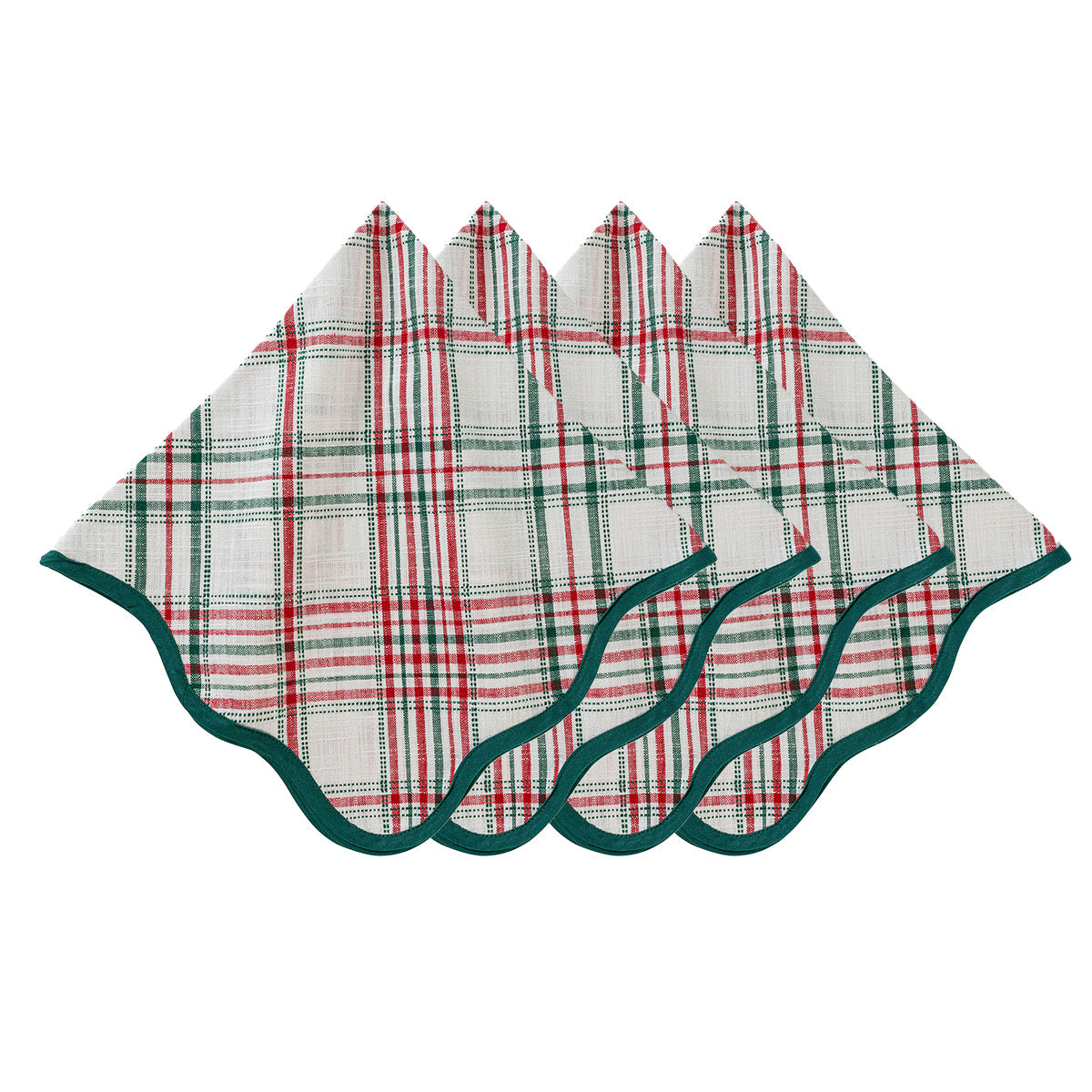 Juliska Merry Tartan Napkin Set of 4