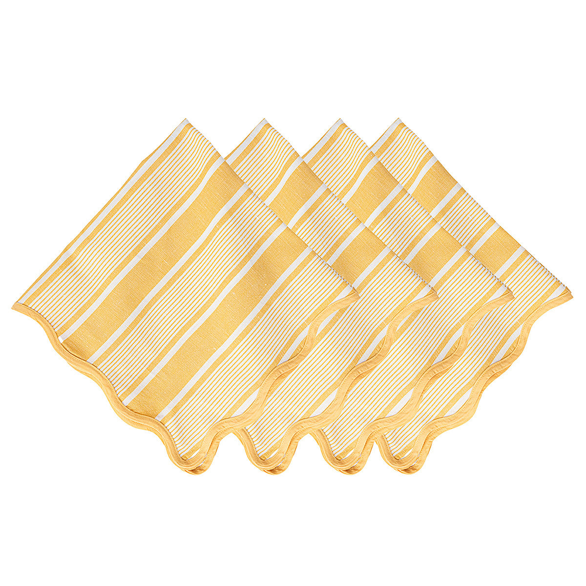 An image of Juliska Cabana Stripe Napkins Set of 4