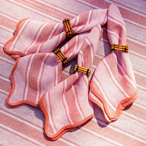 Juliska Cabana Stripe Napkins Set of 4