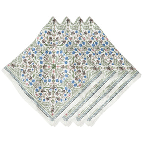 Juliska Villa Seville Set of 4 Napkins -Chambray