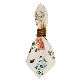 Juliska Floral Garden Napkins Set of 4 - Multi