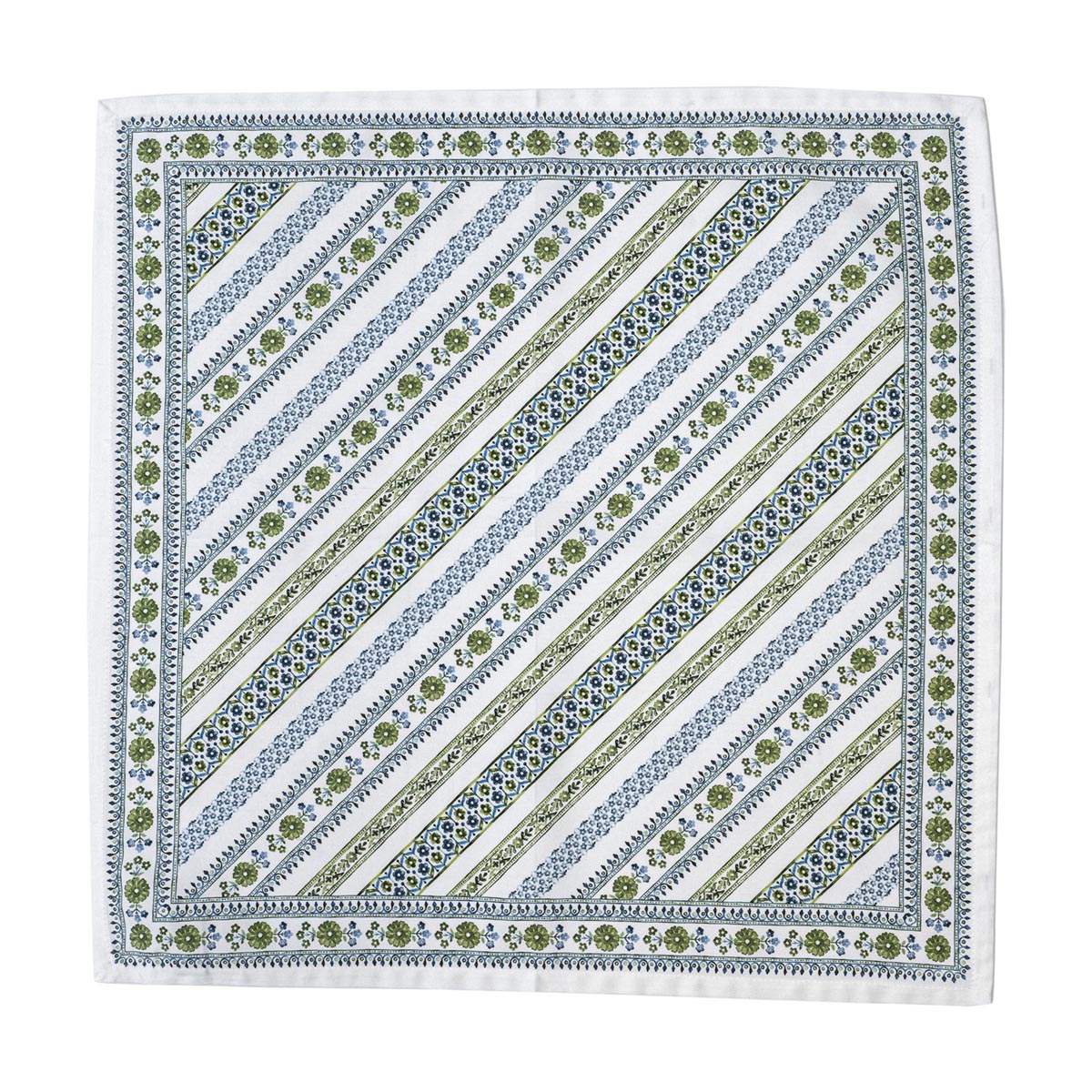 An image of Juliska Villa Seville Set of 4 Stripe Napkins