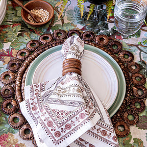 Juliska Villa Seville Set of 4 Stripe Napkins
