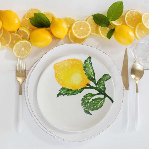 An image of Vietri Limoni Salad Plate