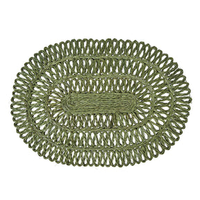 Juliska Straw Loop Oval Placemat