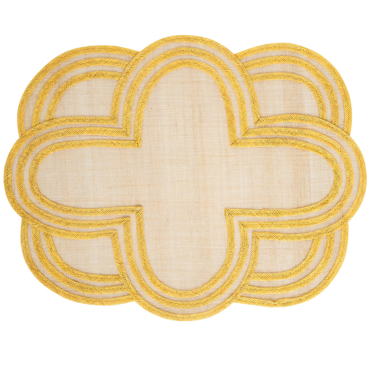 An image of Juliska Scallop Stripe Placemat