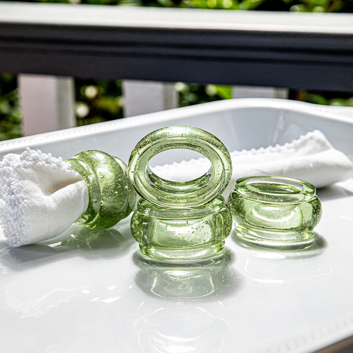 Juliska Provence Napkin Rings Set of 4