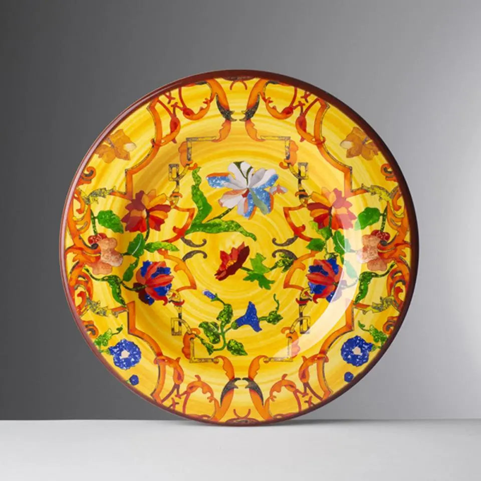 Mario Luca Pancale Salad Plate - Yellow