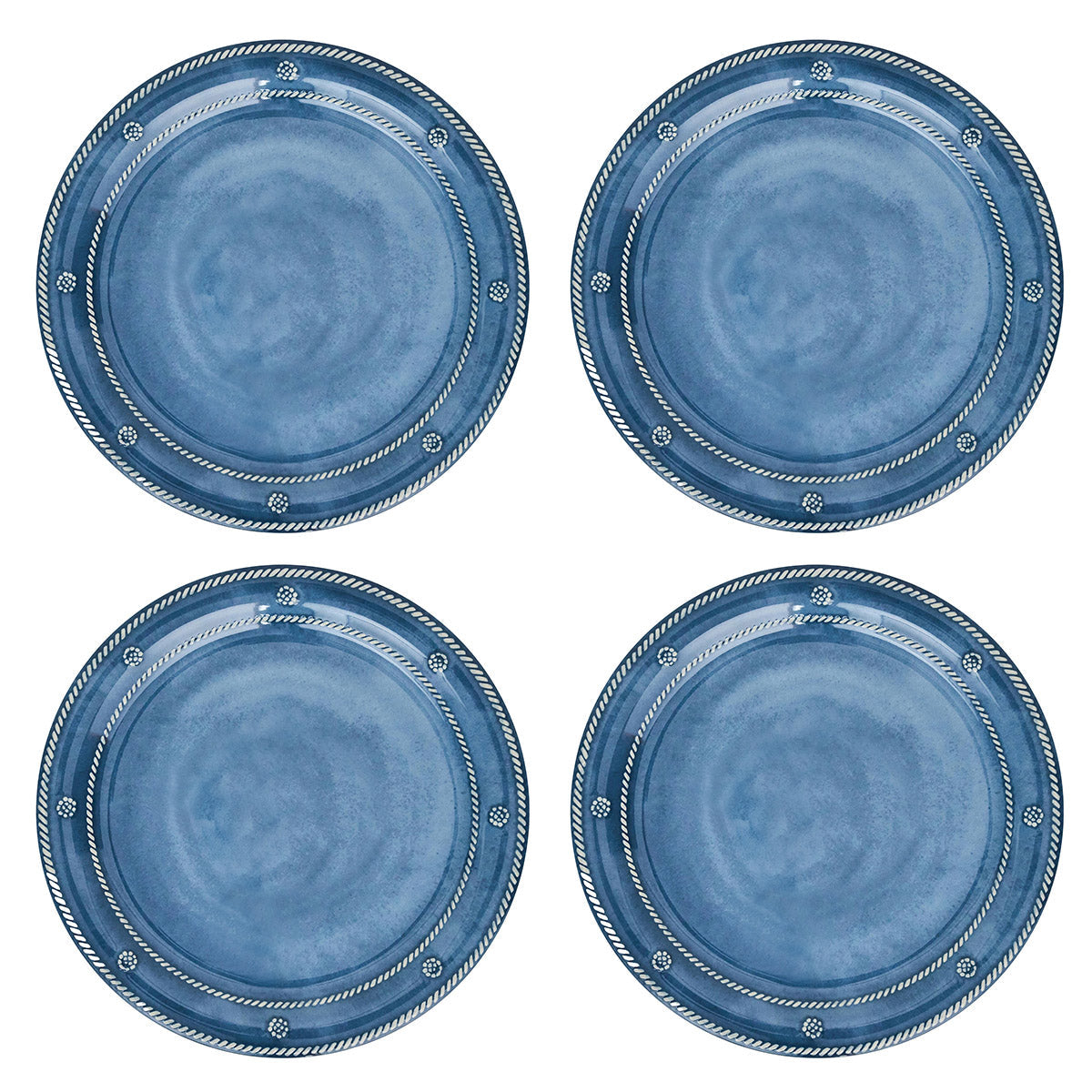 An image of Juliska Berry & Thread Melamine Dinner Plate Set of 4