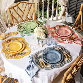 Juliska Berry & Thread Melamine Dinner Plate Set of 4