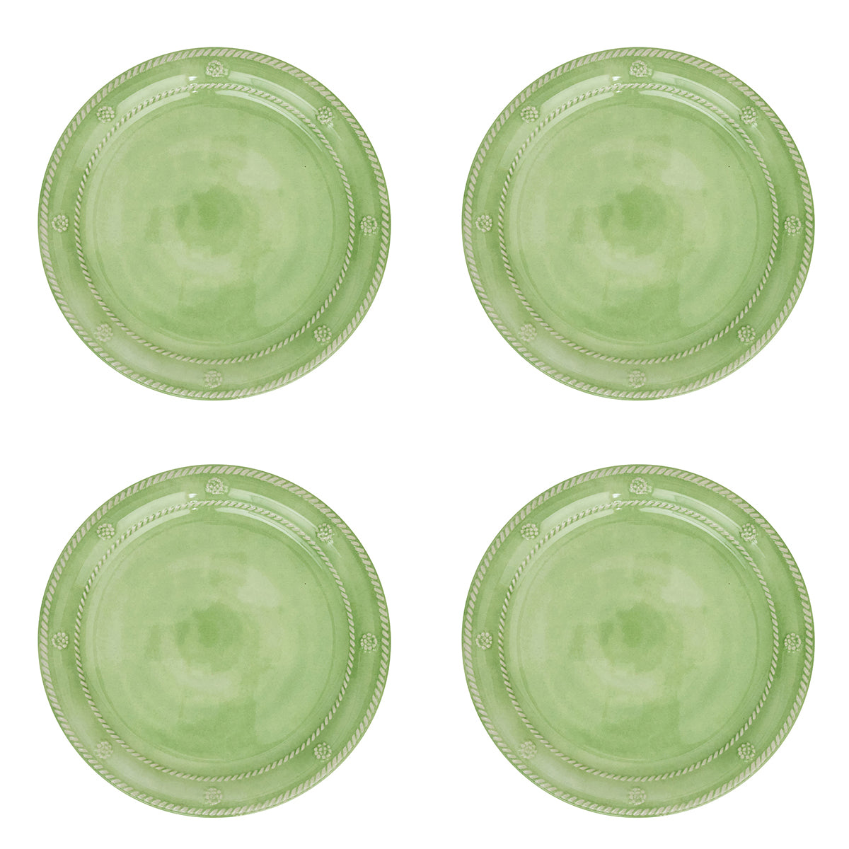 An image of Juliska Berry & Thread Melamine Dessert / Salad Plate Set of 4